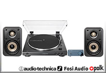 AudioTechnica AT-LP60X + Fosi V10G + Polk ES10